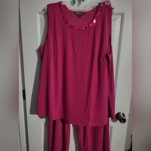 Roamans 3pc sequin pants set - Picture 2 of 5